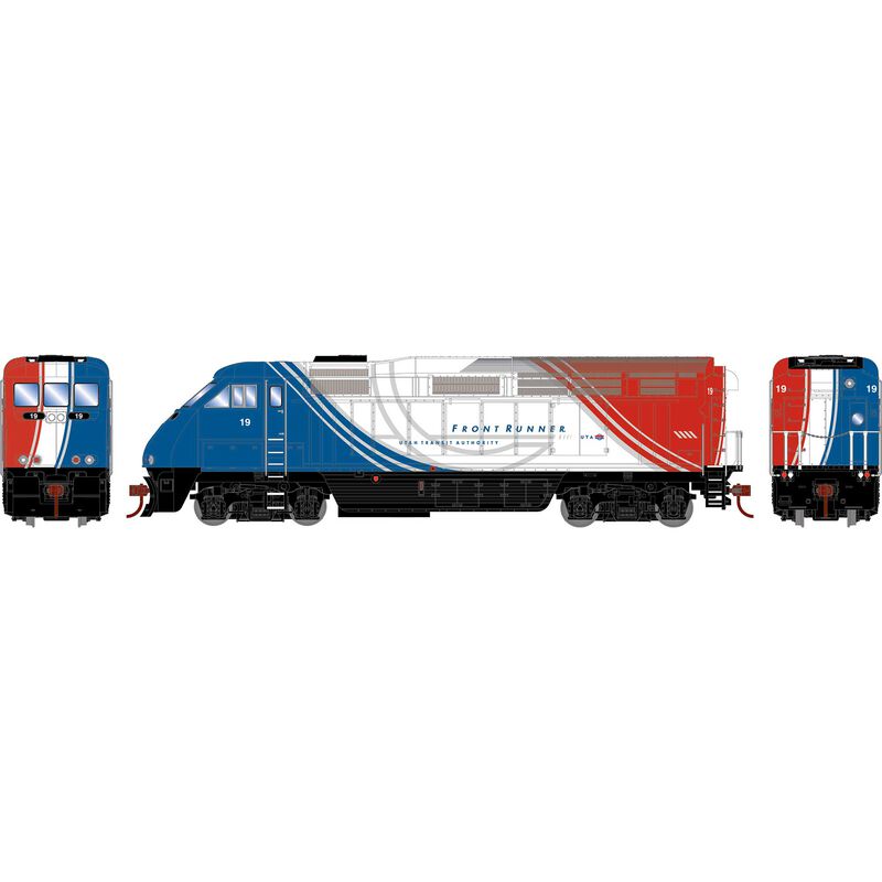 HO F59PHI Locomotive with DCC & Sound, UTAX #19
