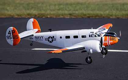 Easy Assembly for the E-flite Beechcraft D18/RC-45J 1.5m RC Airplane