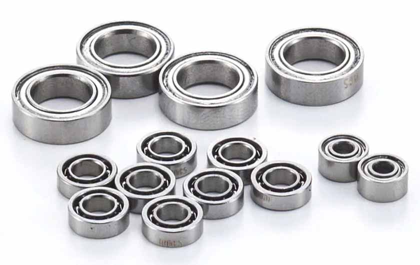 Includes full ball bearings