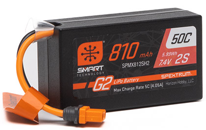 SPEKTRUM SMART G2 2S LIPO BATTERY for the Losi 1/18 Mini LMT Zombie RC Monster Truck