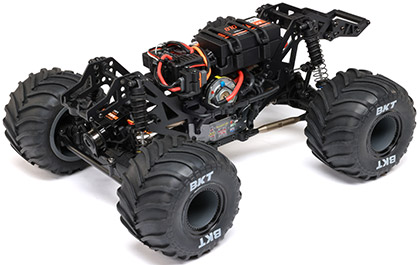 ALUMINUM POWDER-COATED CHASSIS PLATES for the Losi 1/18 Mini LMT Zombie RC Monster Truck