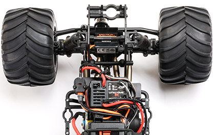 4x4 DRIVETRAIN WITH CENTER SPOOL for the Losi 1/18 Mini LMT Zombie RC Monster Truck