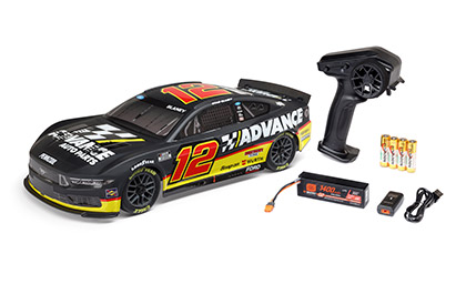 FULLY READY-TO-RUN for the 1/12 NASCAR 2S AWD RTR Brushed On-Road RC Race Car