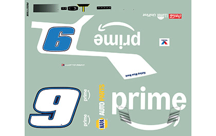 Decal-Ready Customization for the Limited Edition Chase Elliott #9 Amazon Prime 2025 RC Body for NASCAR GROM