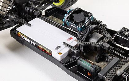 BUILT-IN MOTOR FAN MOUNT for the Team Losi Racing  1/10 22X-4 2.0 DC 4WD Buggy Race Kit