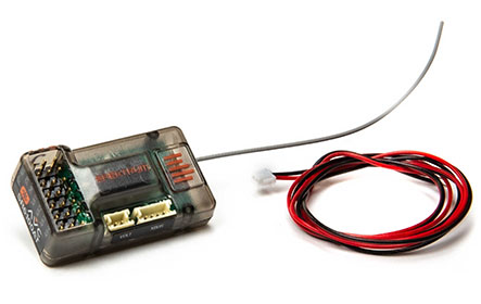 Includes Spektrumâ„¢ SR6100AT 6-Channel Receiver AVC / Telemetry