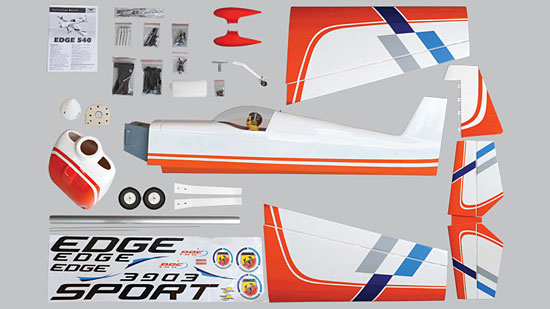 Phoenix Model Edge 540 .91-1.20 GP/EP ARF - Parts Layout Phoenix Model Edge 540 .91-1.20 GP/EP ARF - Parts Layout
