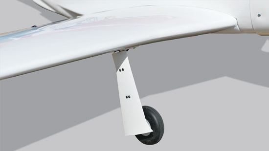 Retract With CNC Suspension Metal Struts and spring tail gear included Retract With CNC Suspension Metal Struts and spring tail gear included