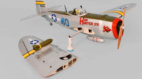 Phoenix Model P-47 Thunderbolt GP/EP 30-35cc ARF - Wing Phoenix Model P-47 Thunderbolt GP/EP 30-35cc ARF - Wing