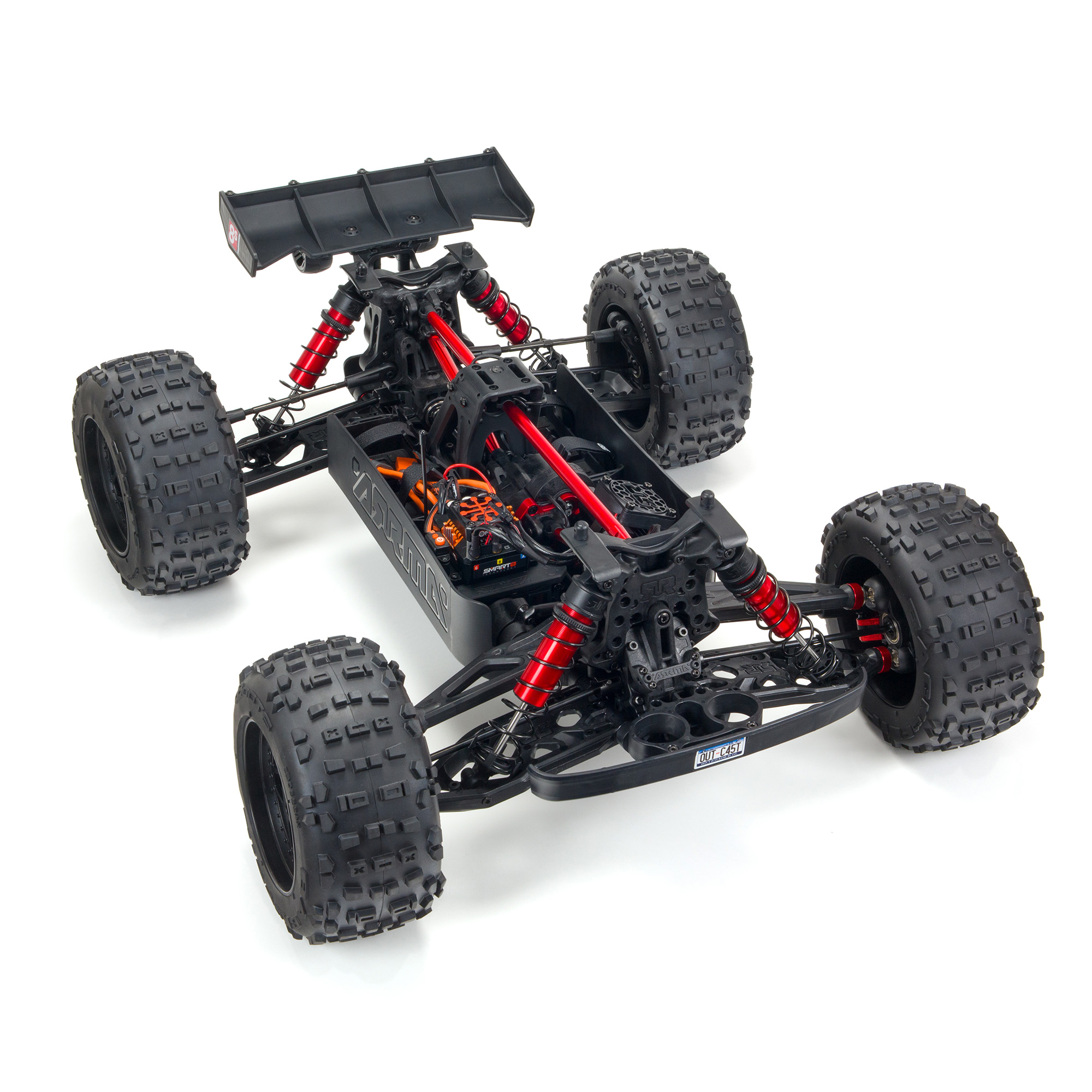 1/5 OUTCAST 8S AVC 4X4 RTR Brushless Stunt Truck, Red