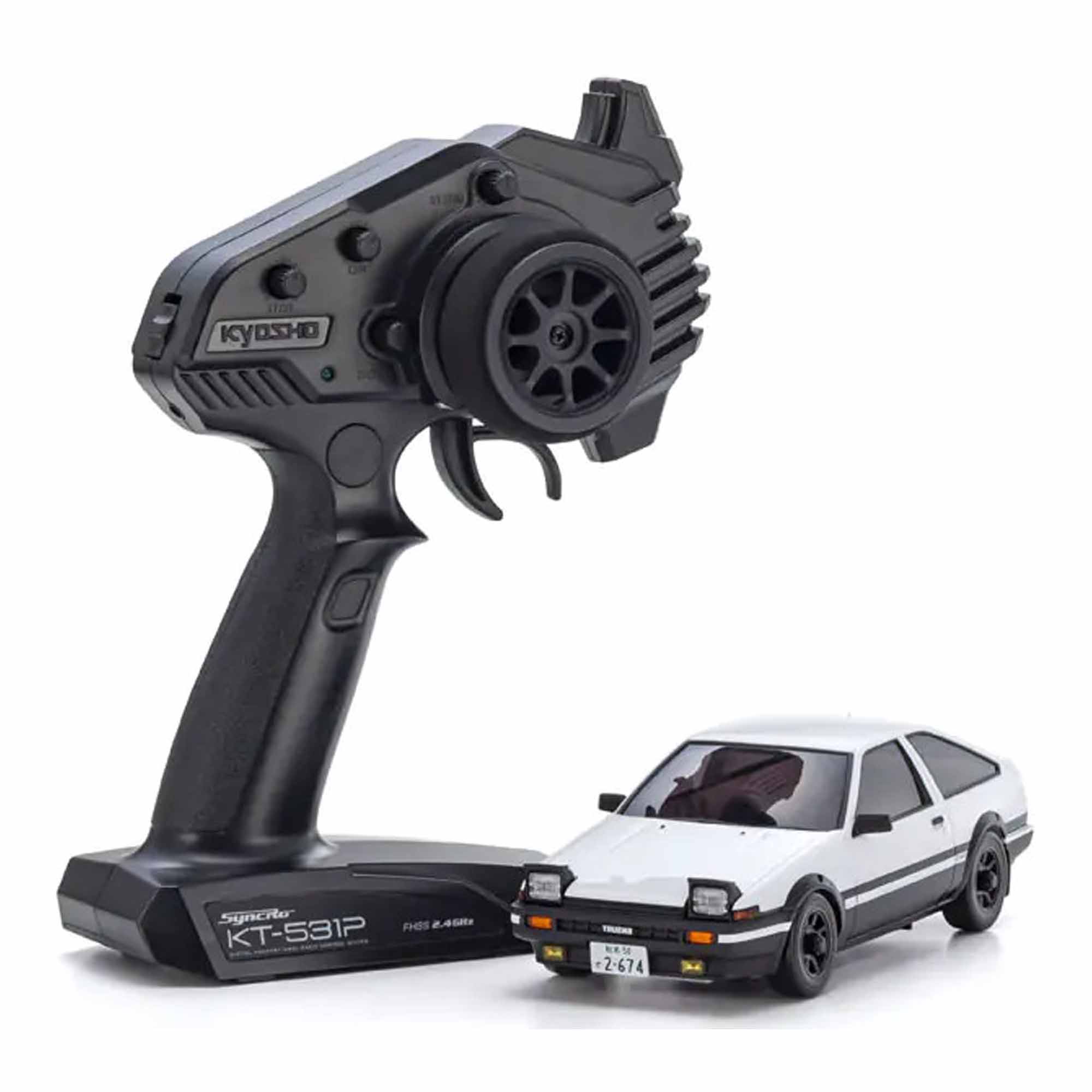 1/28 Toyota Sprinter Trueno AE86 MR-02 2WD Touring Car RTR, Silver