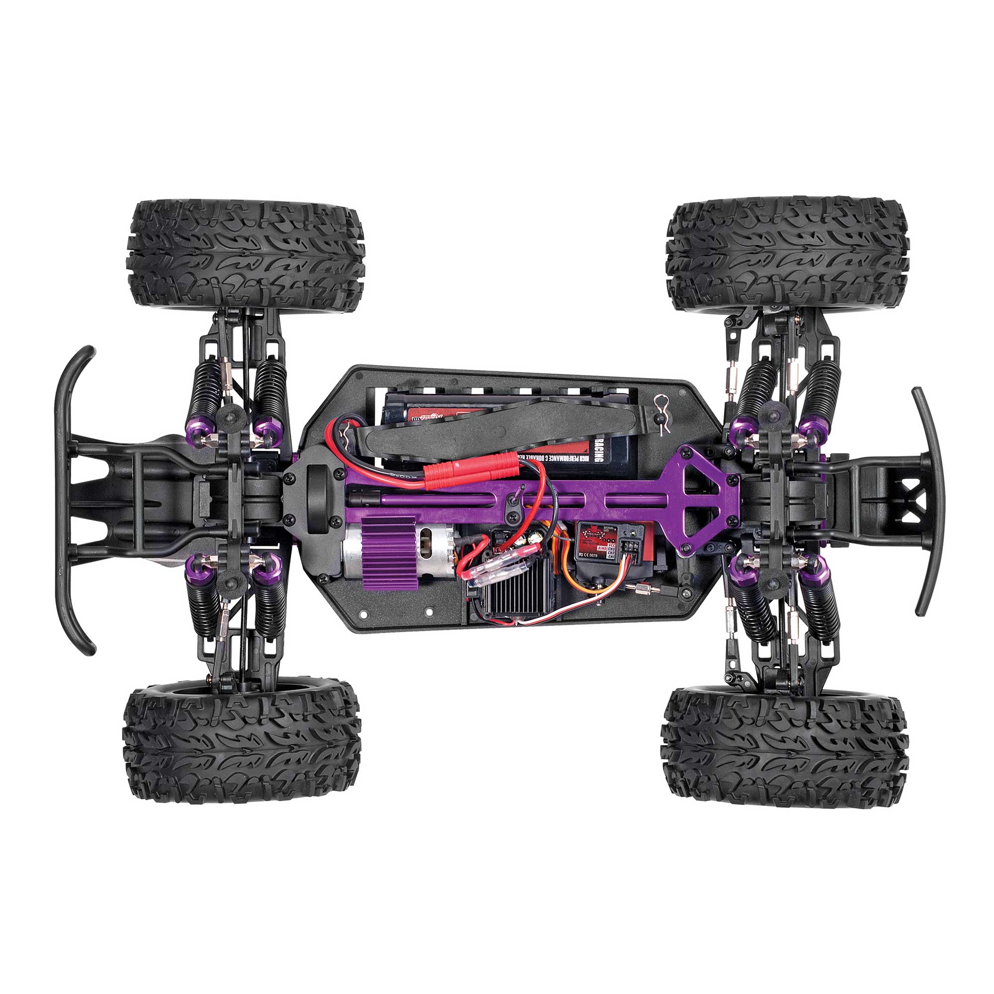 1/10 Volcano EPX 4x4 Monster Truck RTR, Red
