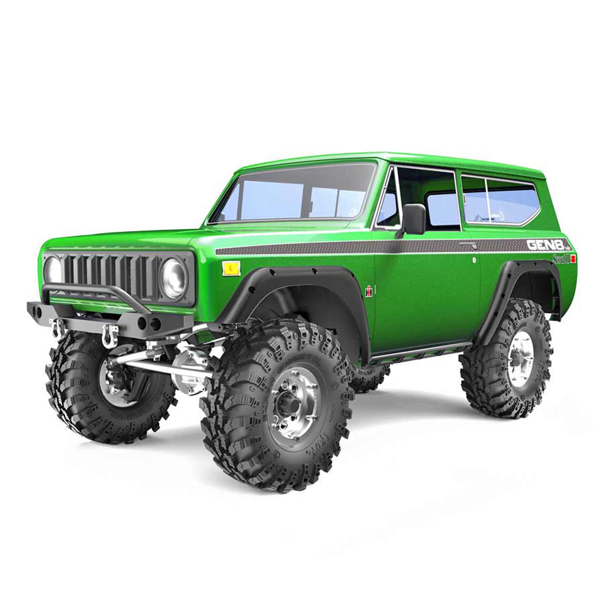 1/10 Gen8 V2 International Harvester Scout II Brushed 4X4 Crawler RTR, Green