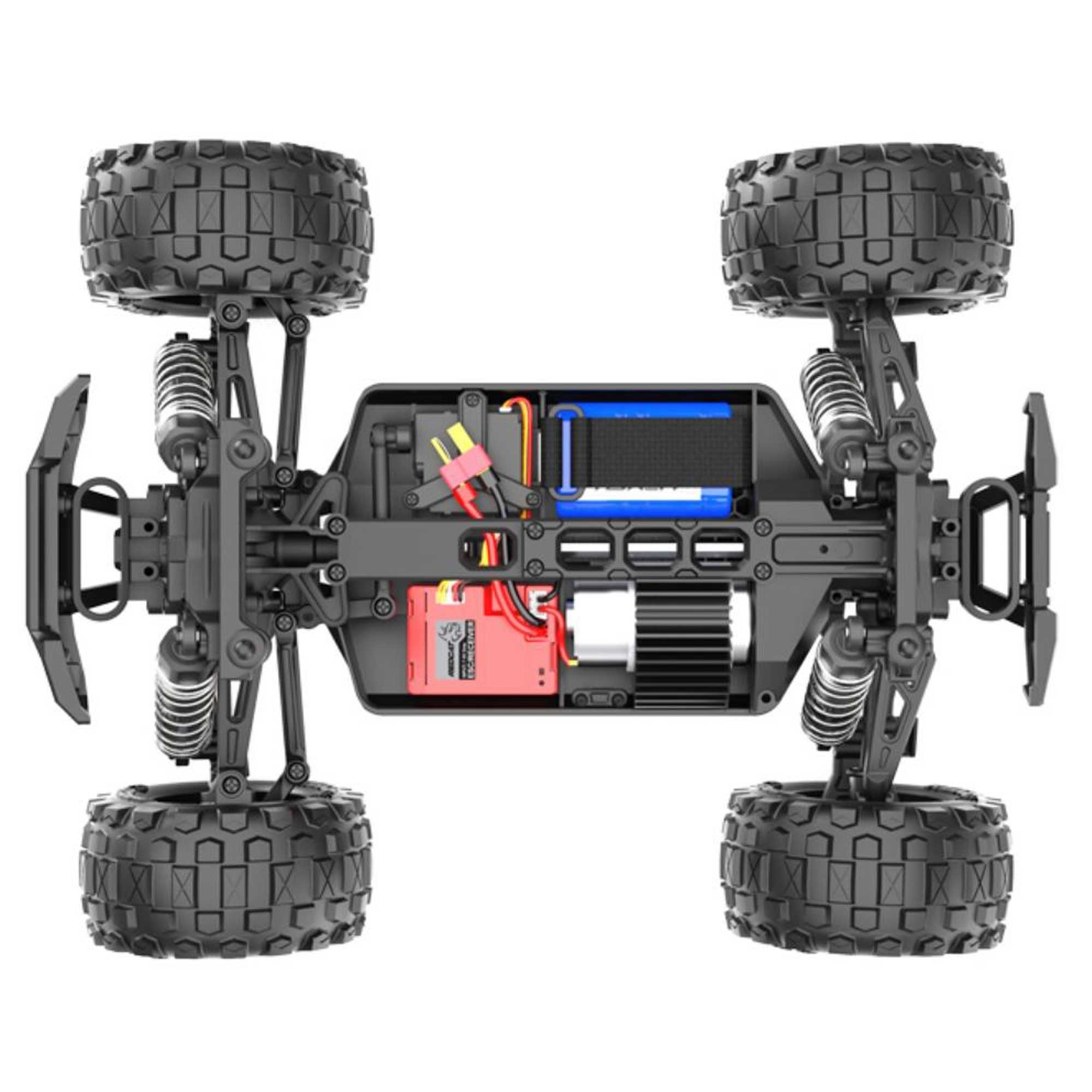 1/16 Volcano-16 4x4 Monster Truck RTR, Red