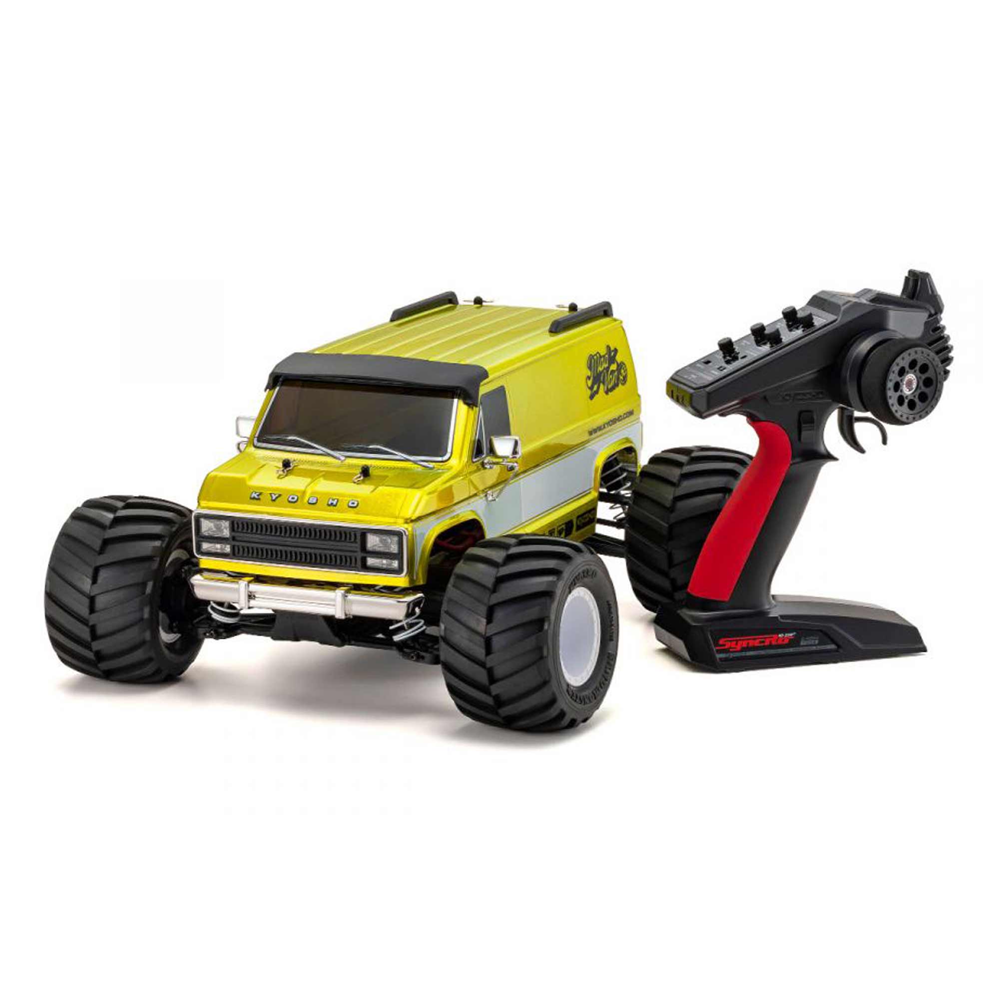 1/10 Mad Van Fazer Mk2 FZ02L-BT Brushless 4x4 Monster Truck RTR, Gold