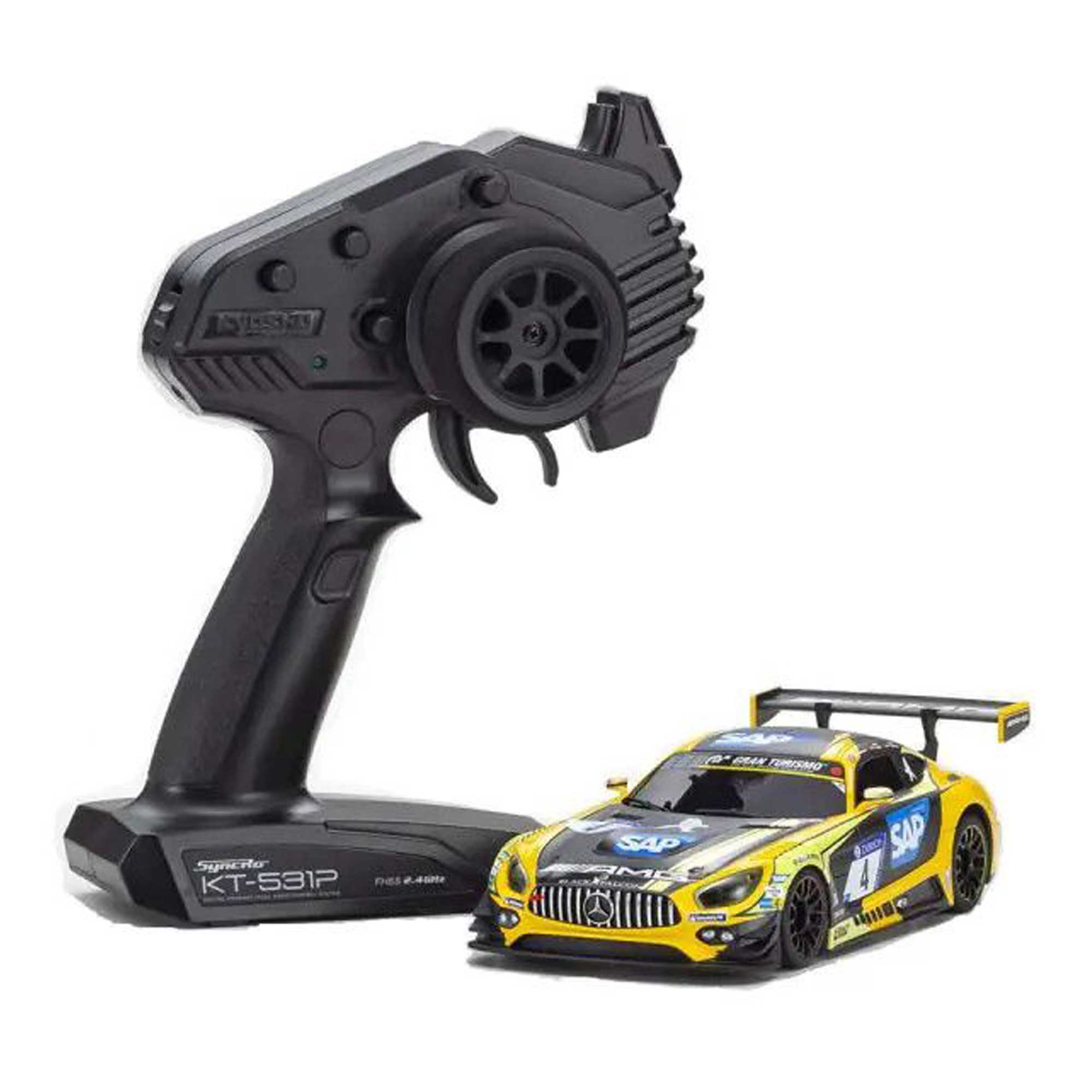 1/28 2018 Mercedes-AMG GT3 MINI-Z RWD RTR, No.4 24H Nurburgring