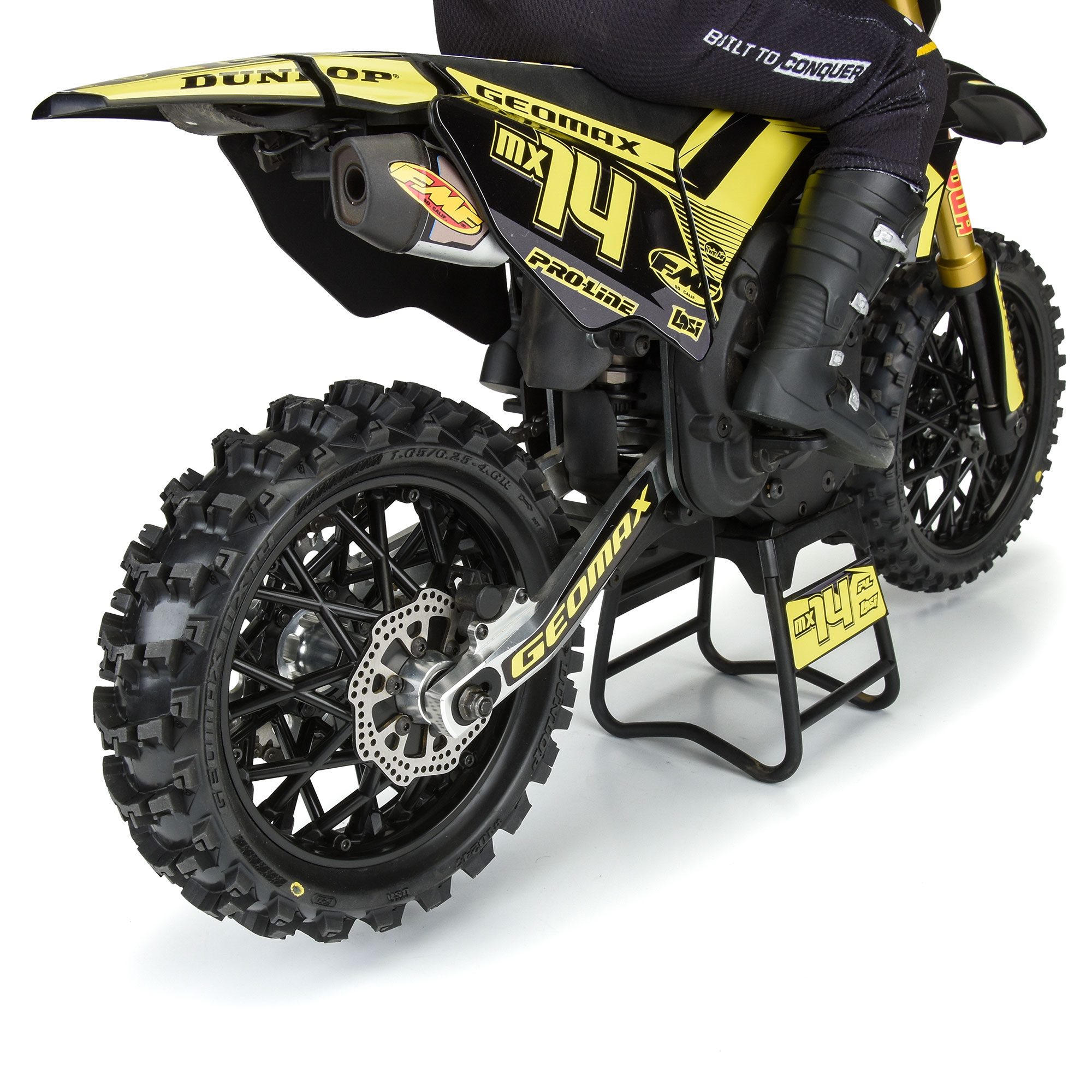 1/4 Dunlop Geomax MX14 V2 Bead CR4 Rear Tire: Promoto-MX