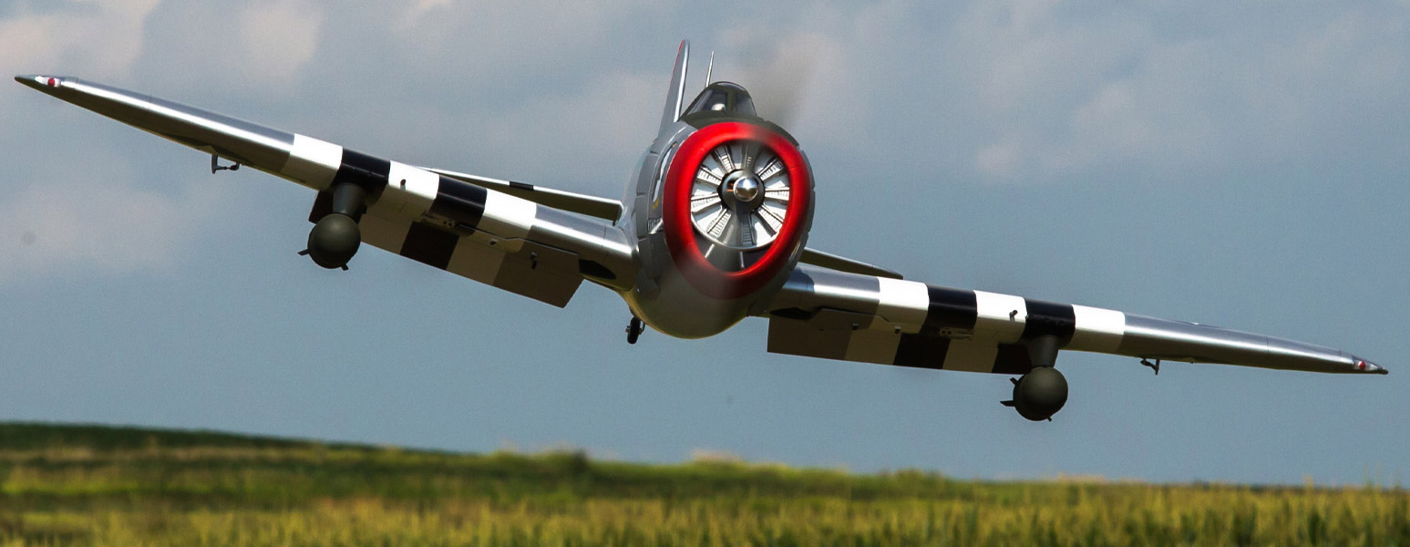 Shop the Hangar 9 P-47D Thunderbolt 20cc ARF Now!