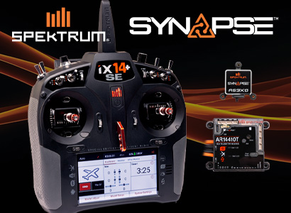 Spektrum iX14+ Special Edition Transmitter, PowerSafe Receiver and Synapse Combo for RC Aircraft