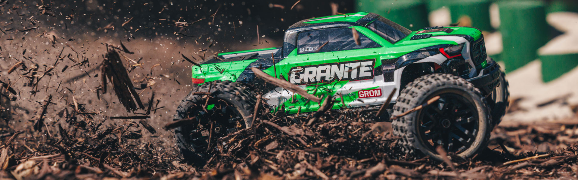 ARRMA GRANITE 4X4 Small-Scale Ready-to-Run RC Monster Truck Action Shot